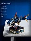 Mechanical group marine animal series big shark high difficulty assembly building blocks toy model