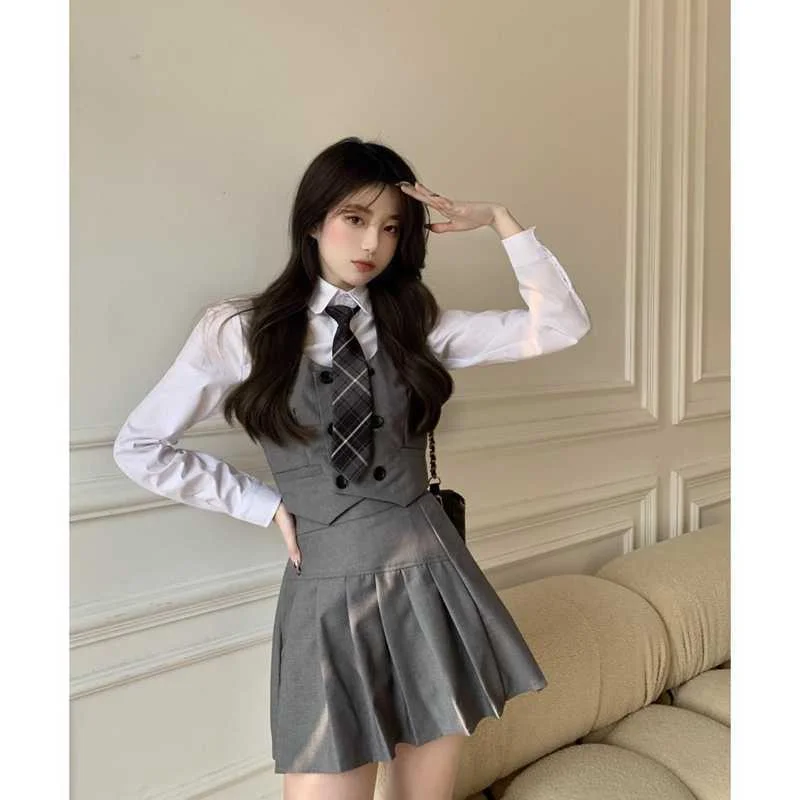 College Style Japanese Fashion Jk Suit School Uniform Girl Outfit ...