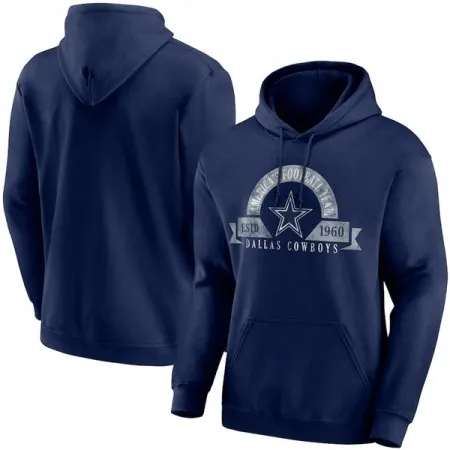 Men's Dallas Cowboys Navy Pullover Hoodie O06Q