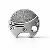 Mini Titanium Compact Bottle Opener & Cutter Small Bottle Opener Keychain Coin Knife for Packages Camping DIY & Everyday Carry Gear