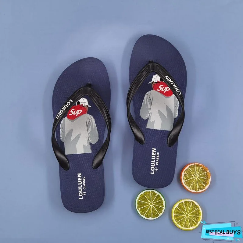 Men's Summer Outdoor Flip-flops Couple Beach Flip Flops