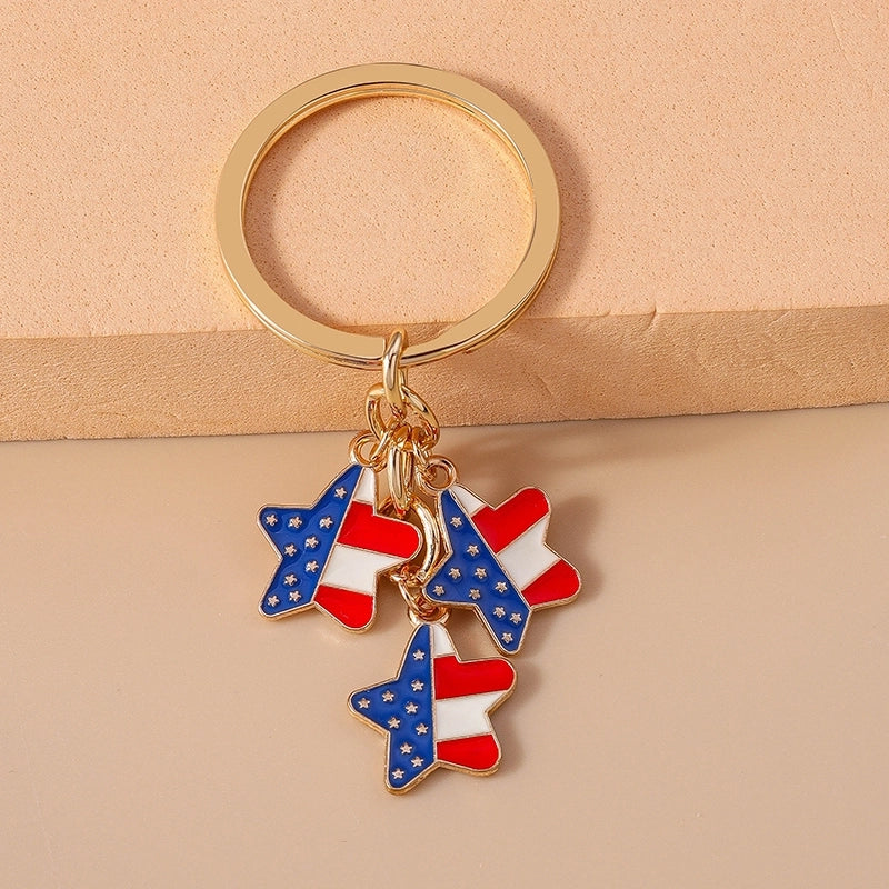 Cute Minimalist Commute Star Bell Umbrella Alloy Keychain