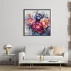 Peony-11CT Stamped Cross Stitch 56*56cm/22.05*22.05in tapestrymarket