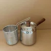 304 Stainless Steel Small Deep Fryer for Home Use (with Strainer & Oil-Saving Design)
