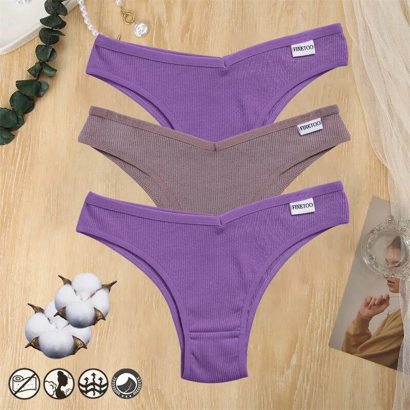 Billionm Cotton Women Panties Sexy V Waist Underwear T-back Underpants Woman Brazilian Pantys Female Briefs Intimates Lingerie