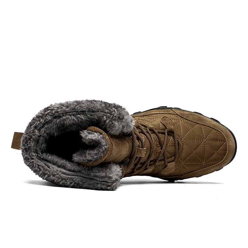 🔥HOT SALE-Men's Comfortable Waterproof Fleece Snow Combat Boots