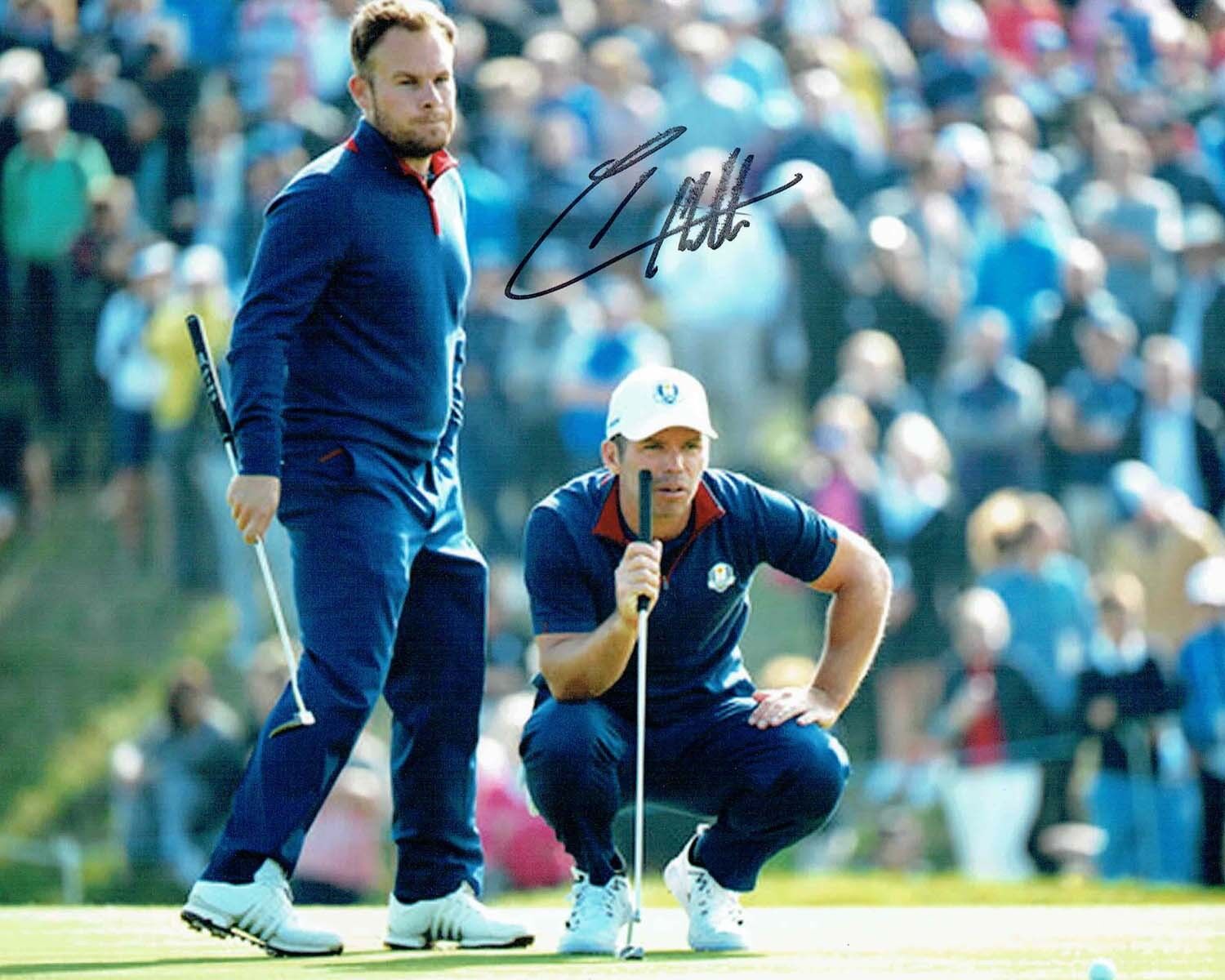 Tyrrell HATTON New SIGNED AUTOGRAPH Photo Poster painting 4 AFTAL COA Golf 2018 Ryder Cup Winner