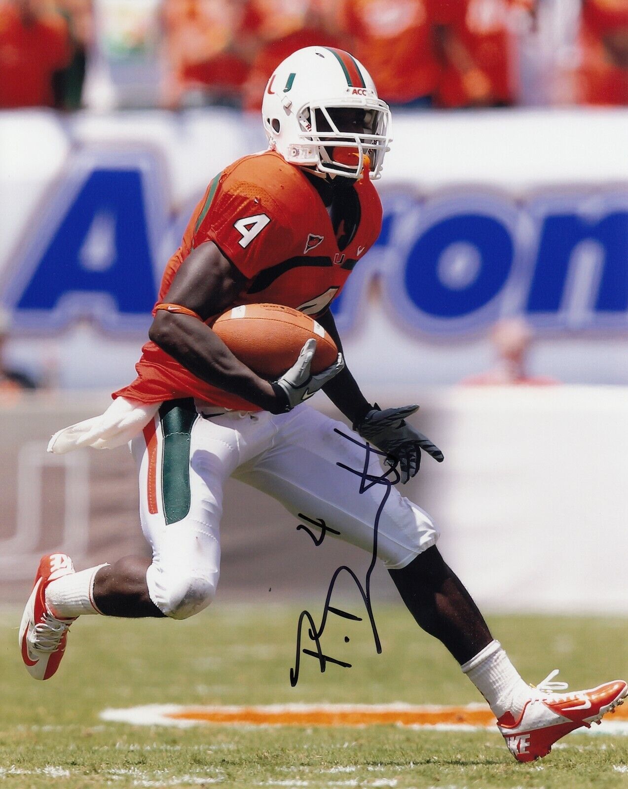 Phillip Dorsett #1 8x10 Signed Photo Poster painting w/ COA Miami Hurricanes 031019