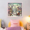 Christmas Town-11CT Stamped Cross Stitch 50*50cm tapestrymarket