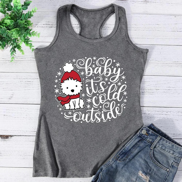 Baby it's Cold Outside Vest Top-Annaletters