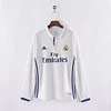 2016/2017 Retro Long Sleeves Real Madrid Home Football Jersey 1:1 Thai Quality