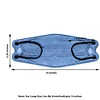 10 Pack | Denim Blue Breathable KF94 Face Mask, 3D Fish-Design Mouth Shields for Adult, 4-Layer Protective Face Masks with Adjustable Nose Clip