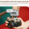 Hi-5 Retro Camera Flashes GN16 6000K±200K Built-in 2500mAh Lithium-ion Battery with S1/S2 Photo-Sensitive Modes for Sony for Canon for Nikon for Fuji for Olympus Hot Shoe Cameras
