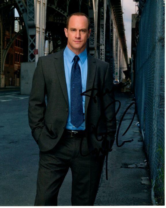 CHRISTOPHER MELONI signed autographed LAW & ORDER SVU ELLIOT STABLER 8x10 Photo Poster painting