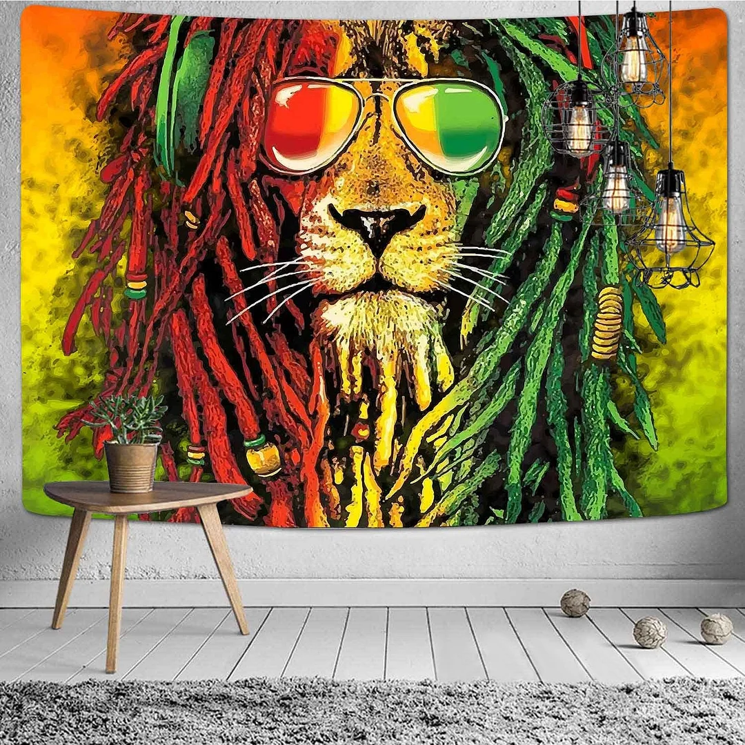 Viking Raven Tapestry Mysterious Viking Meditation Psychedelic Runes Art Wall Hanging Tapestries for Living Room Decor Yoga Mat