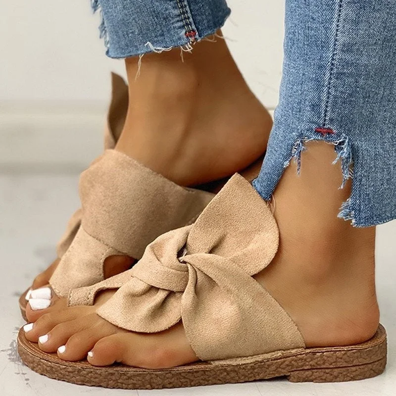Bow Flat Sandals