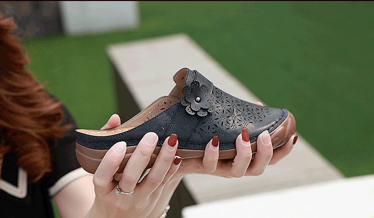 hollow carved casual sandals