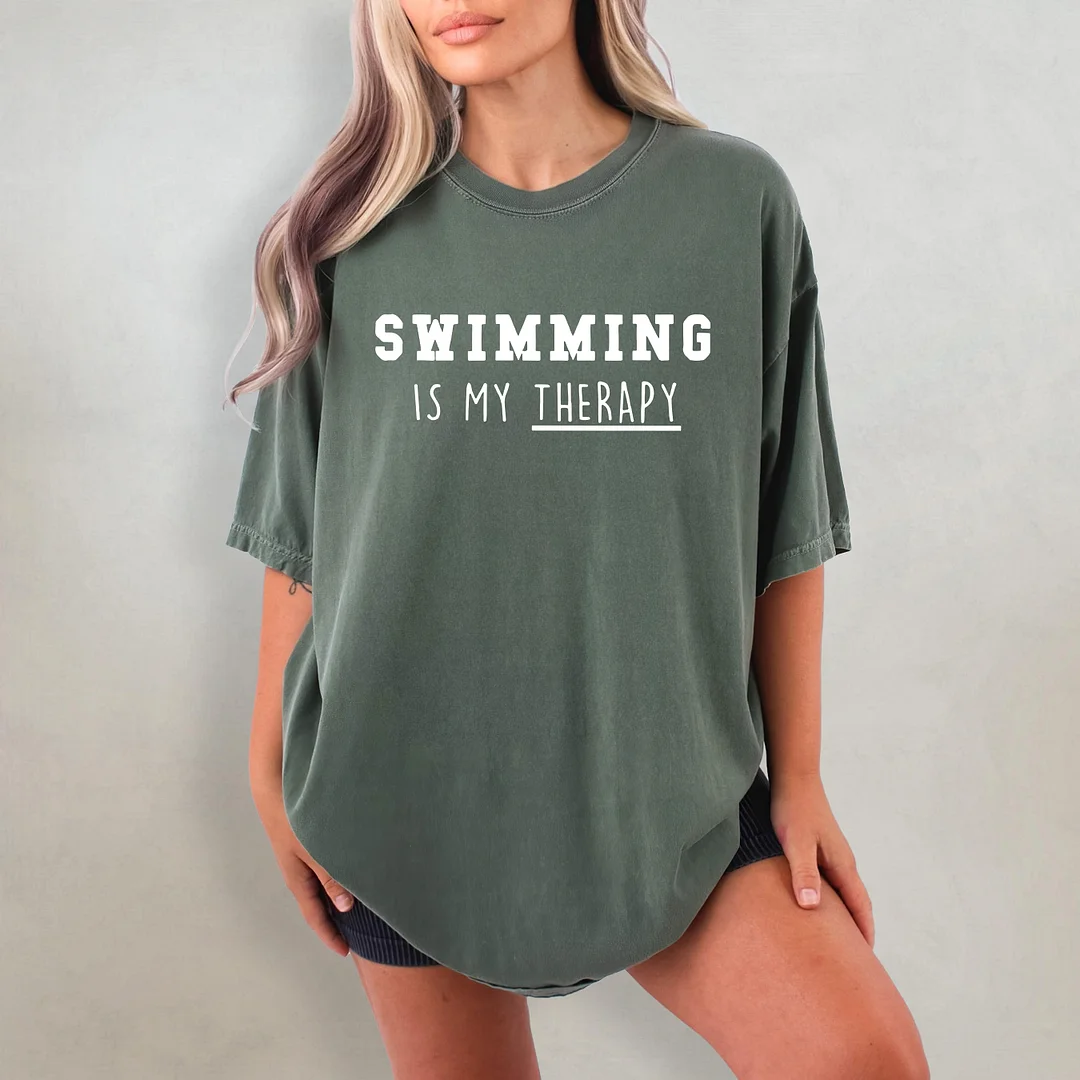 Swimming Is My Therapy T-shirt