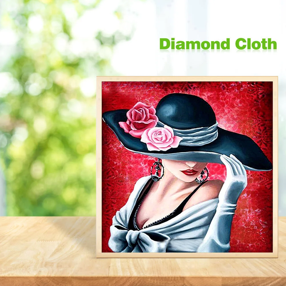 Diamond Painting - Full Round Drill - Lady(30*30cm)