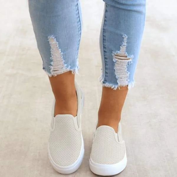 Slip On Running Flat Sneakers