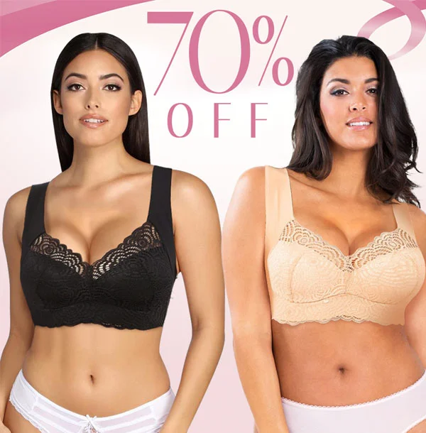 Ultimate Lift Stretch Full-Figure Seamless Lace Cut-Out Bra