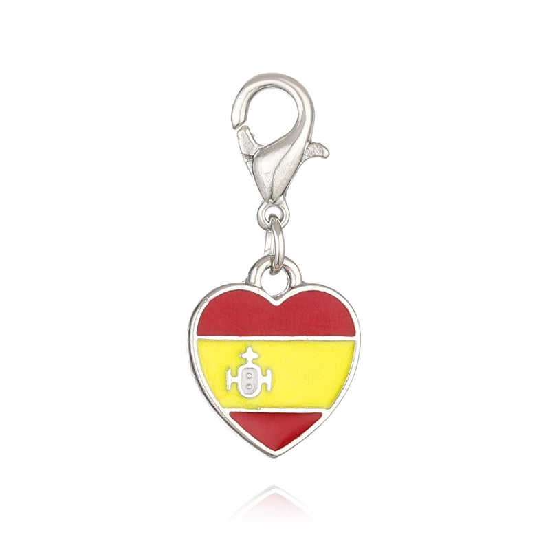 1 Piece Zinc Alloy American Flag Pendant Jewelry Accessories