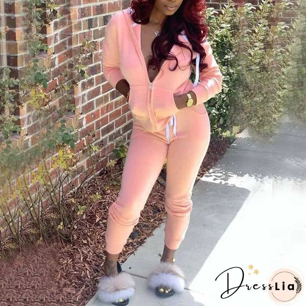 Autumn Tracksuit Women Sets Sweat Suits Ladies Winter Two Piece Outfits Female Joggers