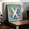 Butterfly Flower X 5D Partial Drill DIY Diamond Painting Kit 30*30cm