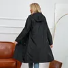 Long Casual Hooded Jacket For Women