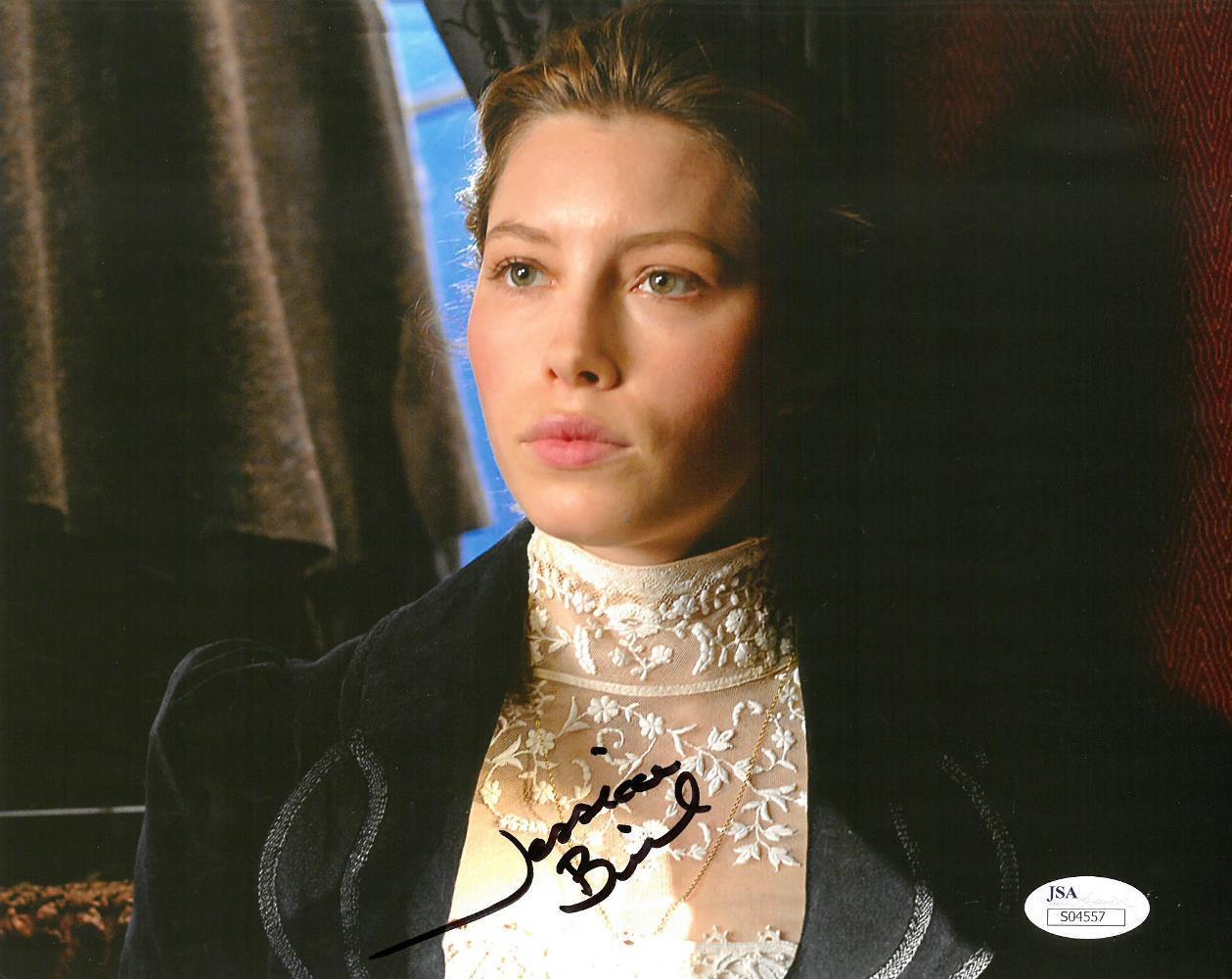 Jessica Biel Signed The Illusionist Authentic Autographed 8x10 Photo Poster painting JSA #S04557