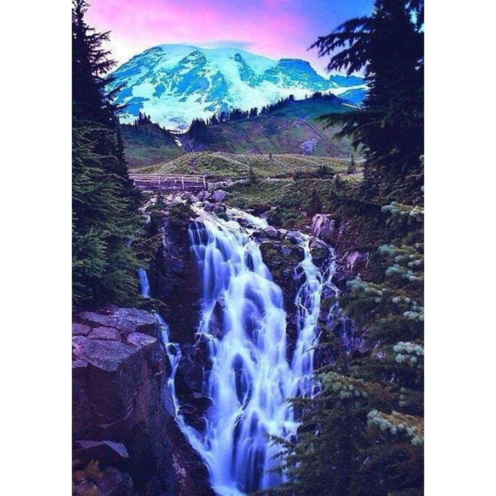 

40*30CM - Scenery - Square Drill Diamond Painting, 501 Original