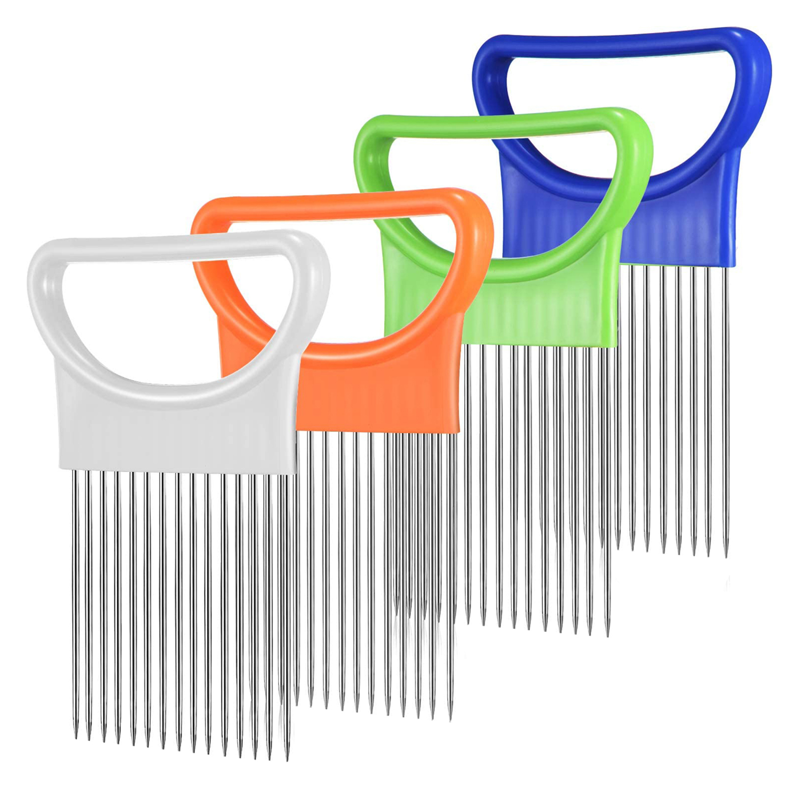 

Tomato Meat Slicer, Onion Fruit Slicer, Vegetable Tomato Needle Fork Cutter, Blue, 501 Original