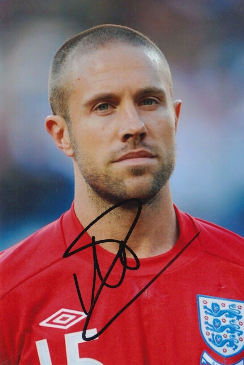 MATTHEW UPSON SIGNED 6X4 Photo Poster painting - ENGLAND FOOTBALL AUTOGRAPH.