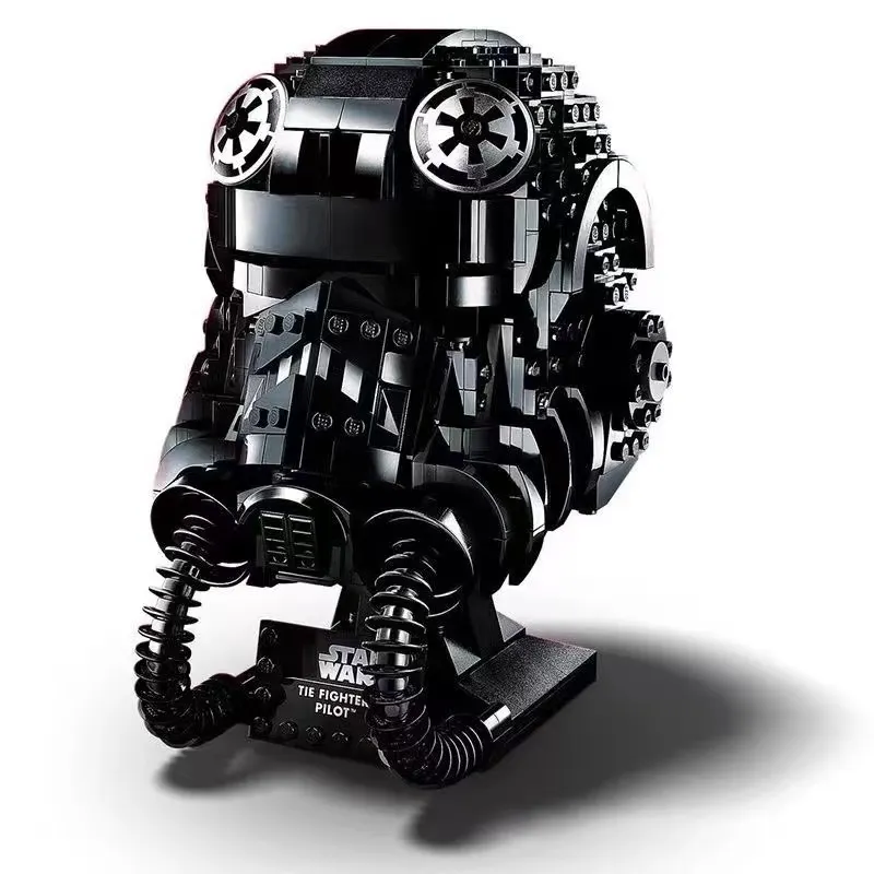 Wars Helmet Building Blocks 75276 75304 75274 Stormtrooper Vader Tie Fighter Pilot Helmet Model Toys For Kid Gift aliexpress monstertoys