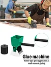 3/6 inch Paint Buckets Glue Applicator Roller Handheld Gluer with 2 Wheels