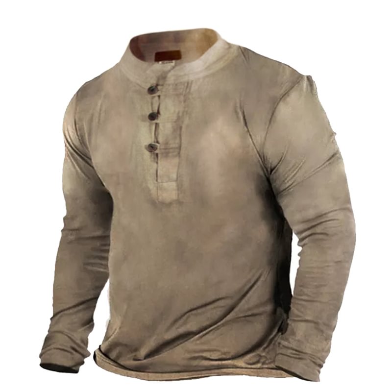 Men‘s Retro Long Sleeved T-Shirts