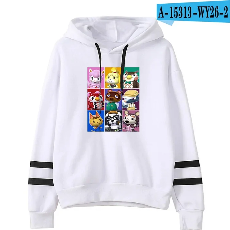 New Game Animal Crossing Men Sweatshirts Hoodies 2020 Fall Winter Funny Tom Nook Casual Loose Fit Hip Hop Fashoin Pullover Tops