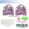 (US Only)Purple Bag DIY Diamond Painting Napkin Holder Kit Unique Gift for Friends Family