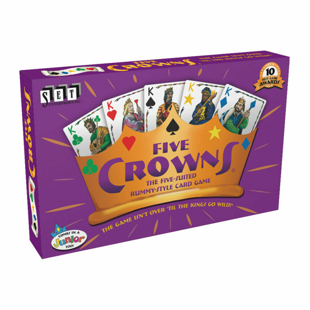 FIVE CROWNS五皇冠桌游卡牌 -英文版 桌游聚会party游戏卡牌