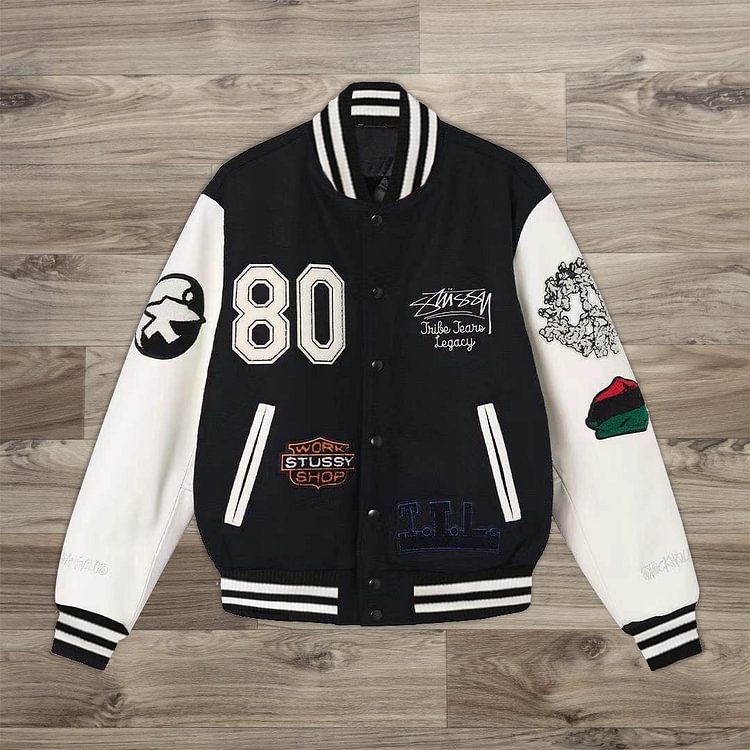 Casual home sports street baseball jacket