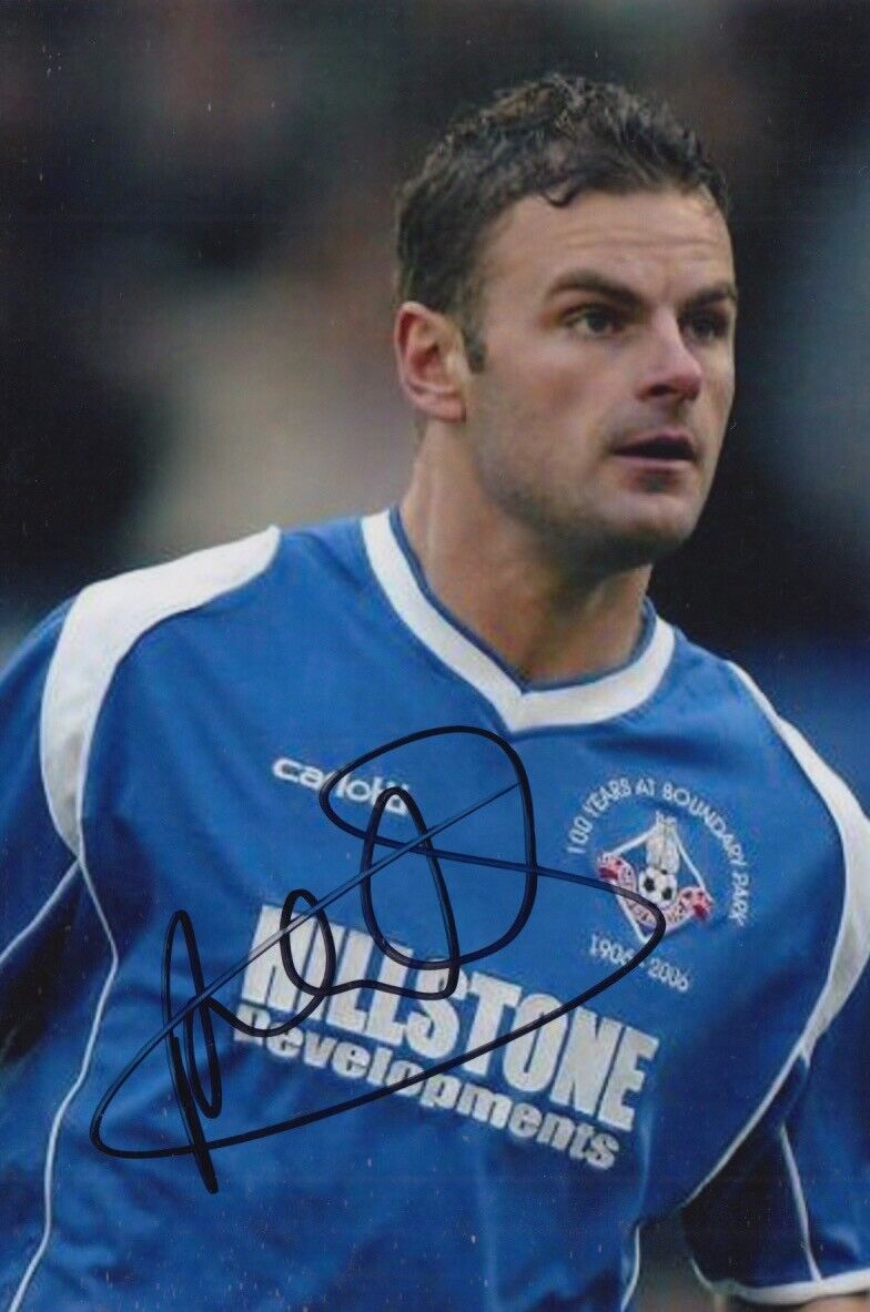 RICHIE WELLENS HAND SIGNED 6X4 Photo Poster painting OLDHAM ATHLETIC FOOTBALL AUTOGRAPH 1