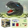 Simulated dinosaur transmitter electric burst large-capacity sound and light Tyrannosaurus rex hand puppet head toy