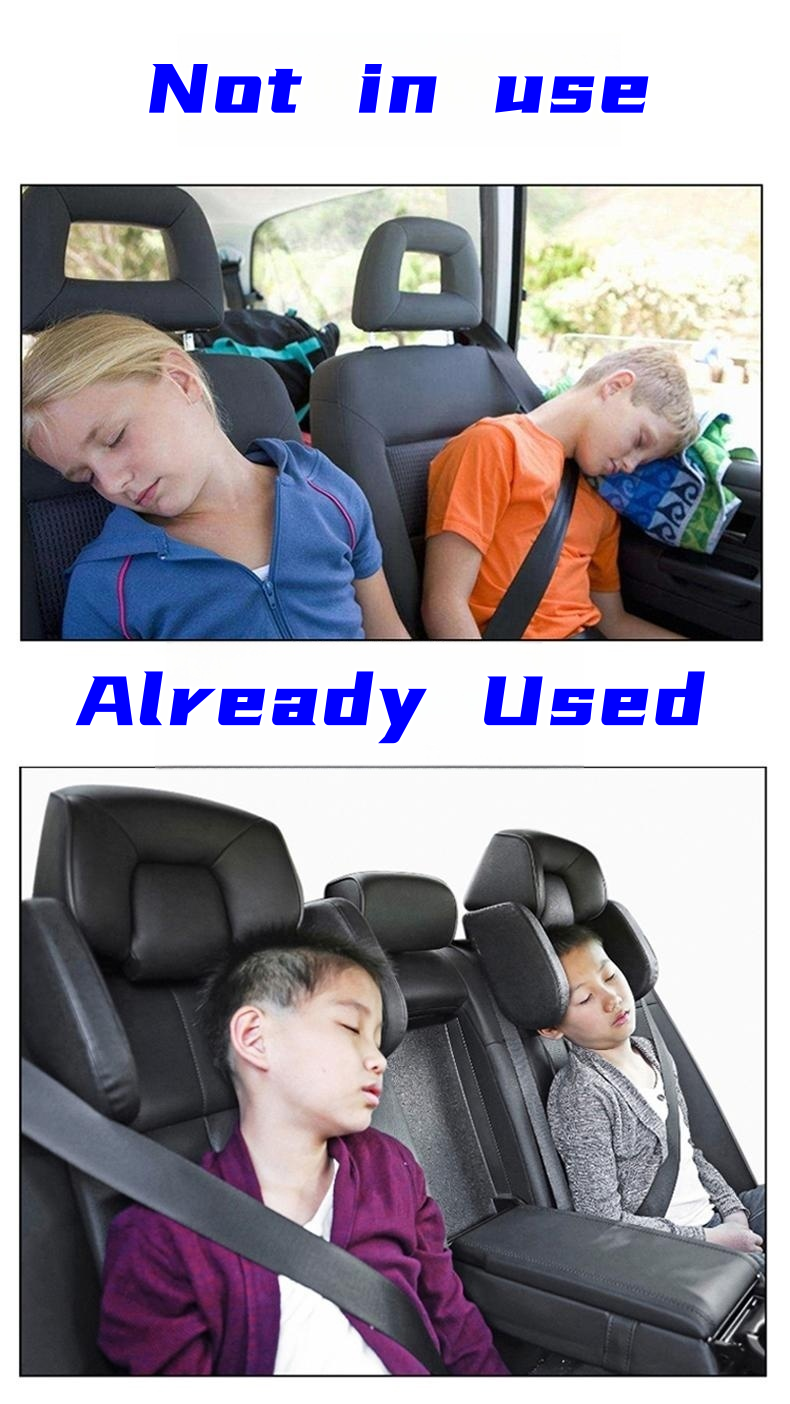 Car front and rear side sleeping pillows