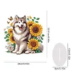 Diamond Painting Acrylic Sunflower Dog Diamond Painting Desktop Decors