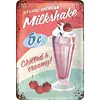 Milkshake - Panneaux en &eacute;tain m&eacute;tallique(20*30cm/30*40cm)