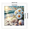 Beach Daisy-11CT Stamped/Counted Cross Stitch 40*40cm tapestrymarket