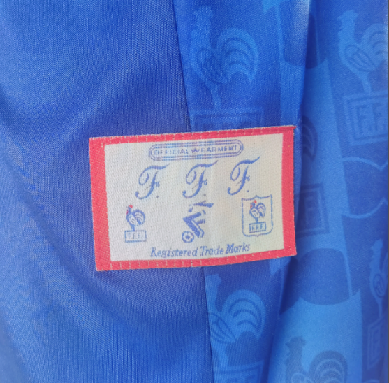 Retro 1996 France Home Football T-Shirt Thai Quality