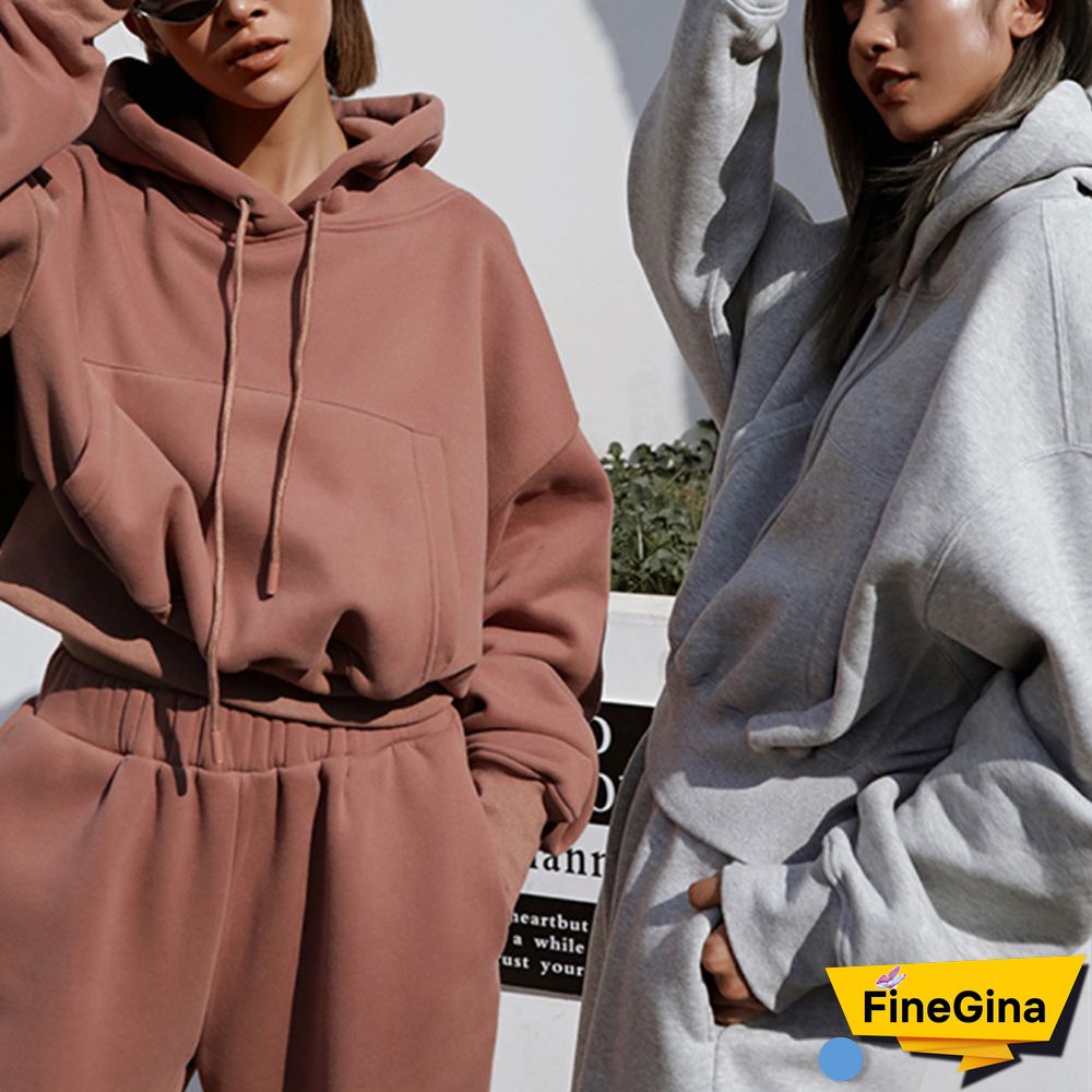 Two-Piece Sports Sweater Suit