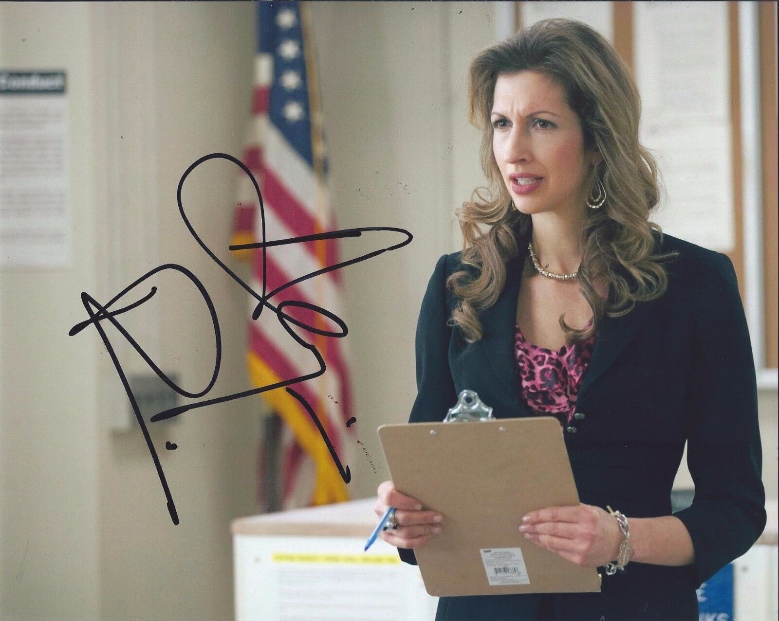 Alysia Reiner Signed Autographed 8x10 Photo Poster painting Orange is the New Black A