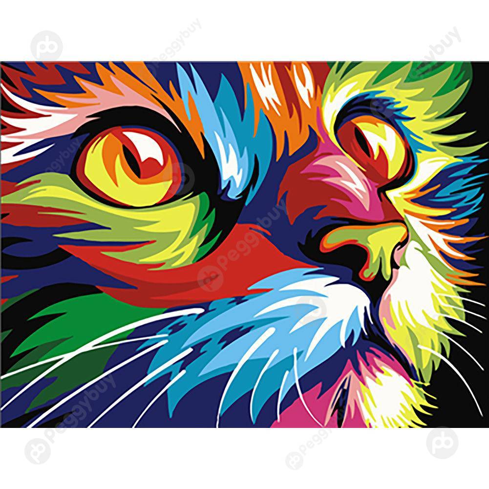 

40*50CM Paint By Numbers-Cat, 501 Original